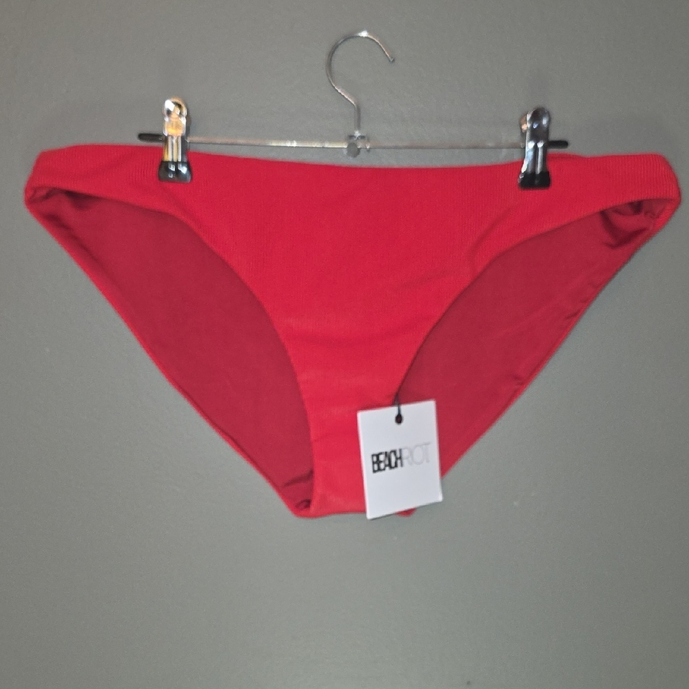 Beach Riot Red Bikini Bottoms